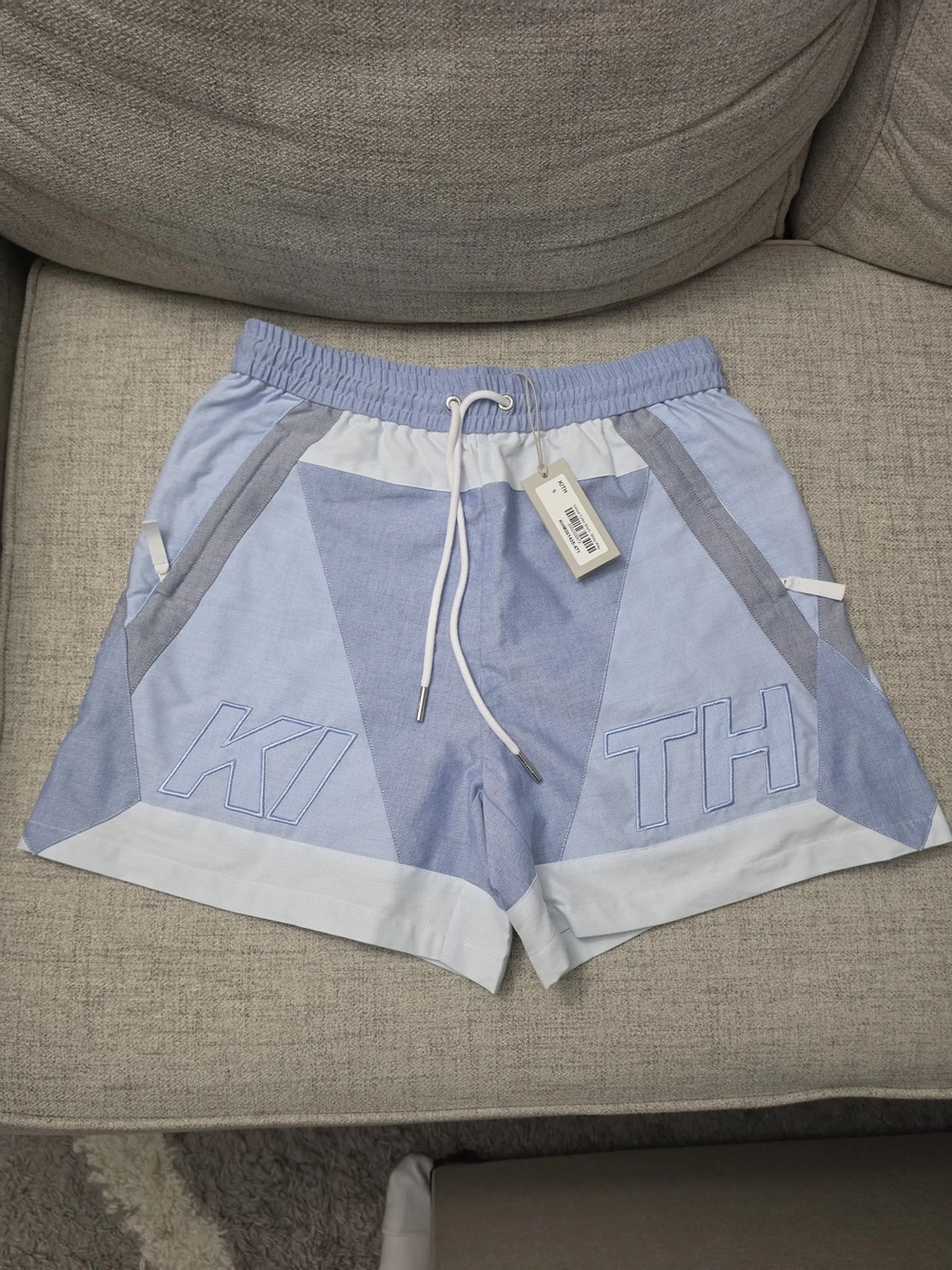 Kith Oxford Turbo Shorts Milky Way
